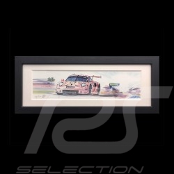 Porsche 804 Grosser Preis von Frankreich reproduction d'une affiche originale de Erich Strenger