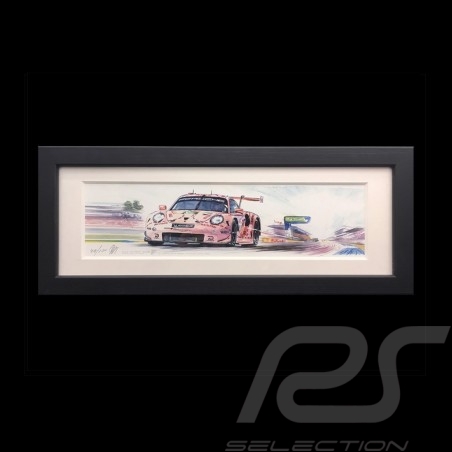 Porsche 804 Grosser Preis von Frankreich reproduction d'une affiche originale de Erich Strenger