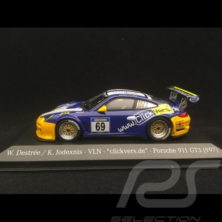 Porsche 911 type 997 GT3 n° 69 Championnat Championship Meisterschaft  VLN 1/43 Minichamps 413138969