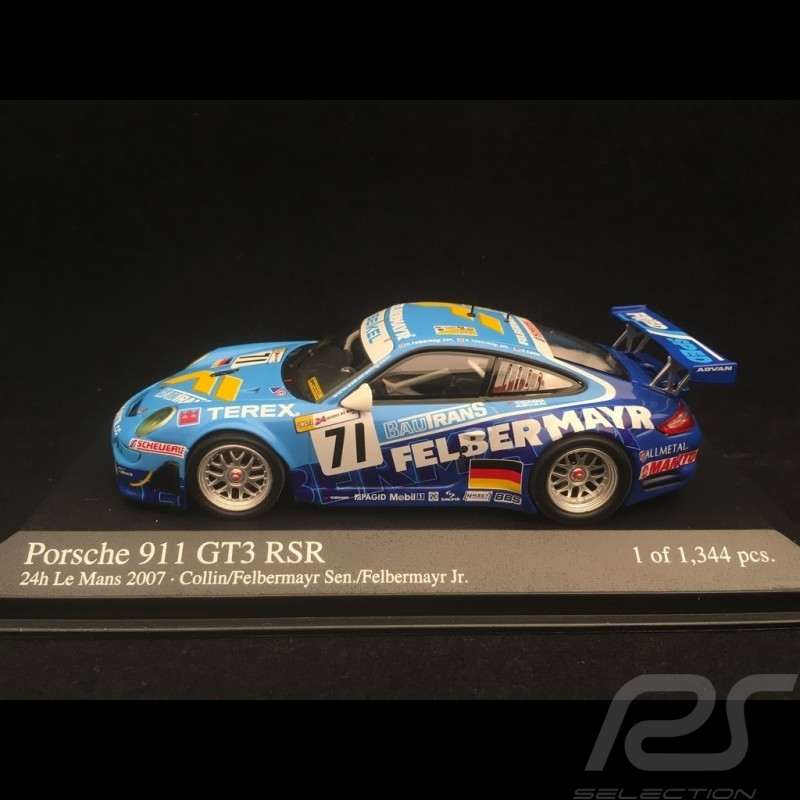 Porsche 911 type 997 GT3 RSR Le Mans 2007 n° 71 1/43 Minichamps 400076771