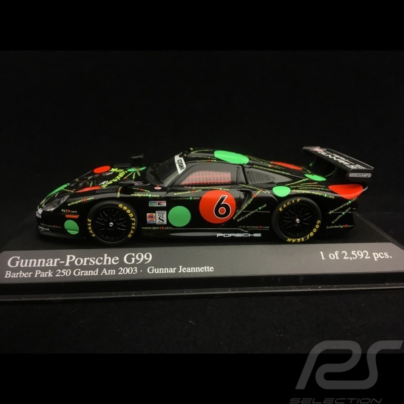 Porsche 996 GT1 G99 Barber Park 2003 n° 6 Gunnar 1/43 Minichamps 400036856