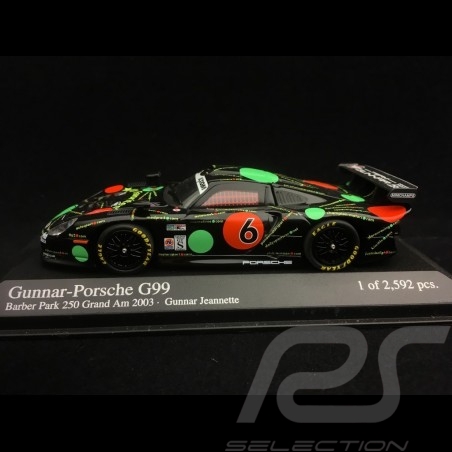 Porsche 996 GT1 G99 Barber Park 2003 n° 6 Gunnar 1/43 Minichamps 400036856