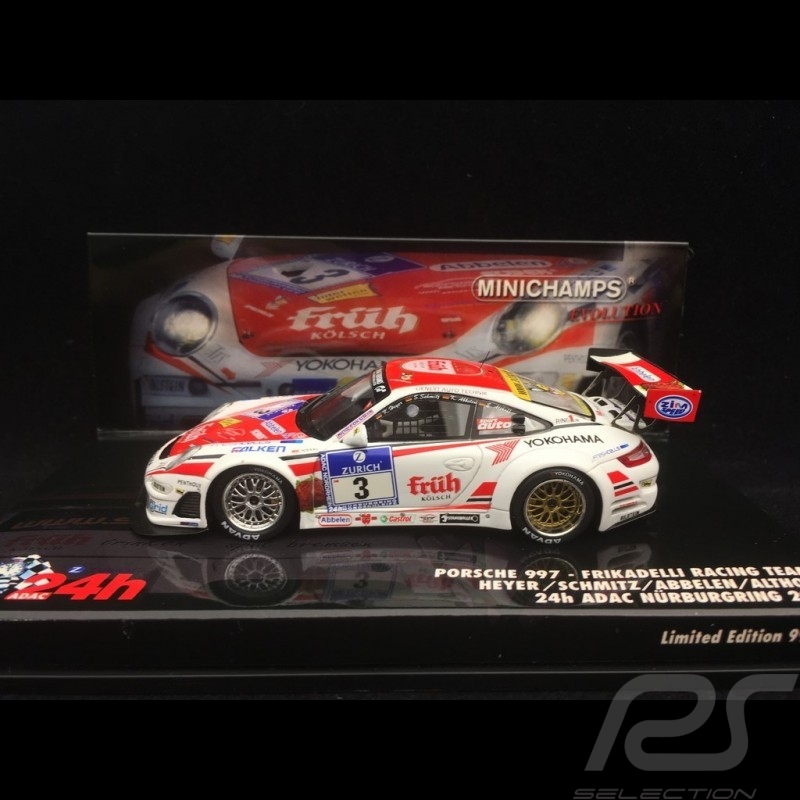 Porsche 911 type 997 ADAC Nurburgring 2009 n° 3 1/43 Minichamps 437096103