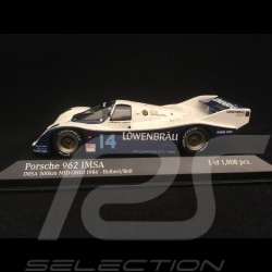 Porsche 962 Vainqueur Winner Sieger IMSA Mid-Ohio 1986 n° 14 1/43 Minichamps 400866514