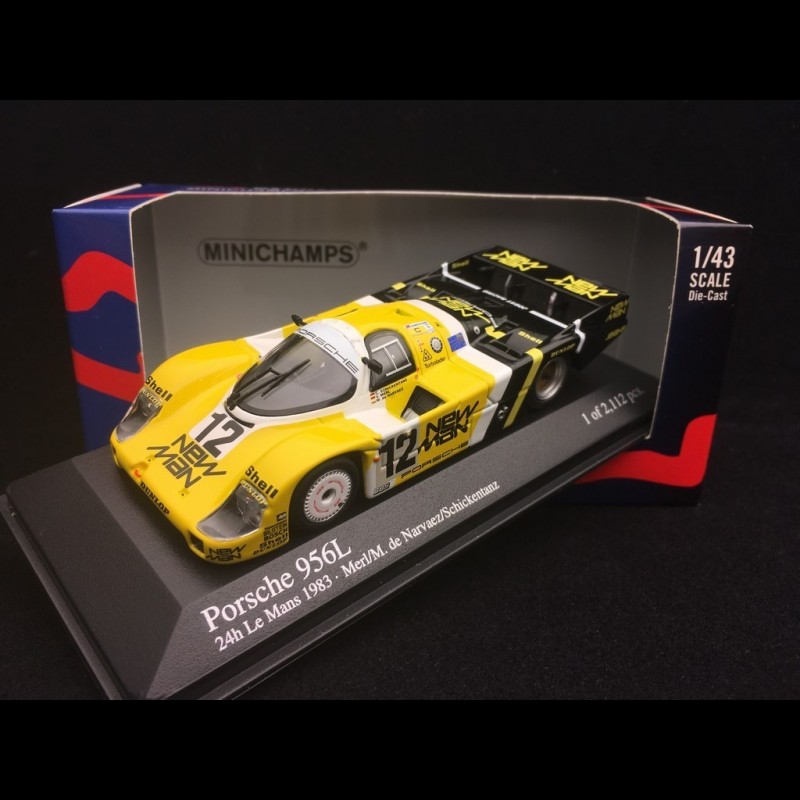 Porsche 956 L Le Mans 1983 Newman n° 12 1/43 Minichamps 430836512