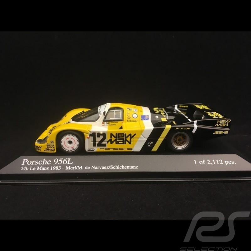 Porsche 956 L Le Mans 1983 Newman n° 12 1/43 Minichamps 430836512