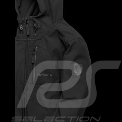 Veste Porsche Jacket Jacke à capuche hoodie softshell coupe-vent noire Porsche WAP516H - homme
