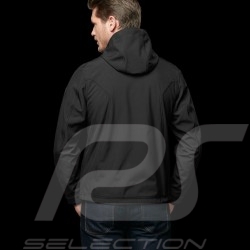 Veste Porsche Jacket Jacke à capuche hoodie softshell coupe-vent noire Porsche WAP516H - homme
