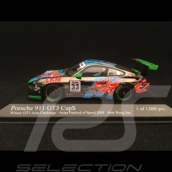 Porsche 911 type 997 GT3 Cup S Sieger GT3 Asia Challenge 2009 n°33 1/43 Minichamps 400097933