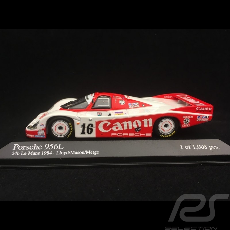 Porsche 956L n° 16 Canon Le Mans 1984 1/43 Minichamps 430846516