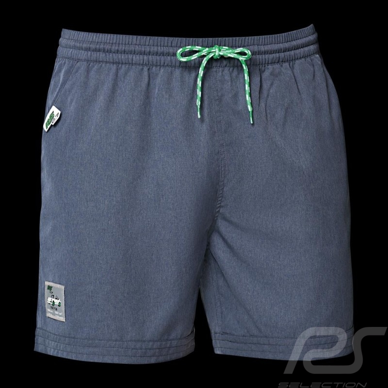 Short de bain Swim Shorts Badehose Porsche Carrera RS 2.7 Collection Gris Bleu WAP949J - homme
