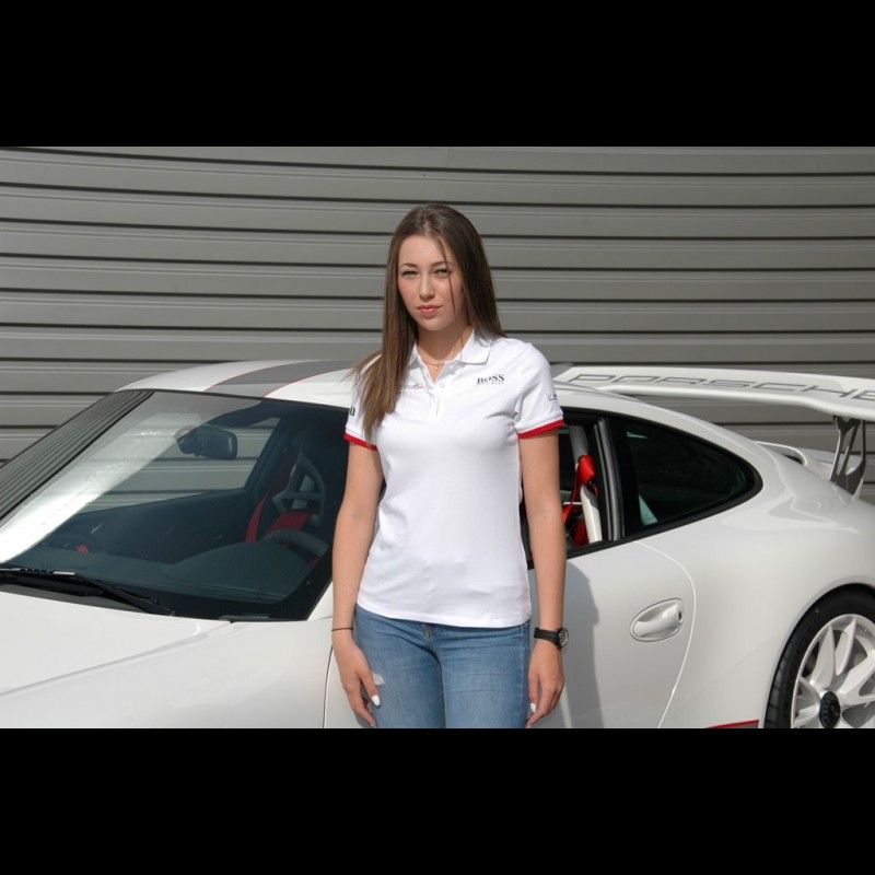 Porsche Motorsport Hugo Boss Polo shirt white WAP431L0MS women