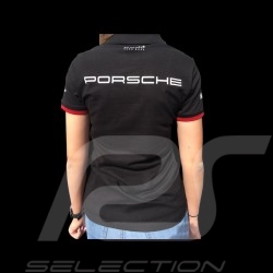 Polo Hugo Boss Porsche Motorsport noir black schwarz Porsche WAP434L0MS - femme