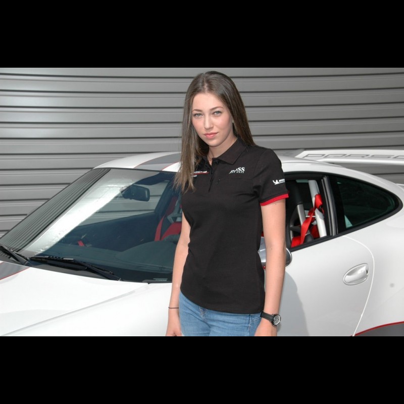 Porsche Motorsport Hugo Boss Polo shirt black WAP434L0MS women