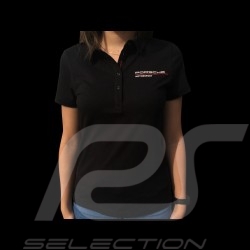 Porsche Motorsport Polo shirt black Porsche WAP806LFMS - women