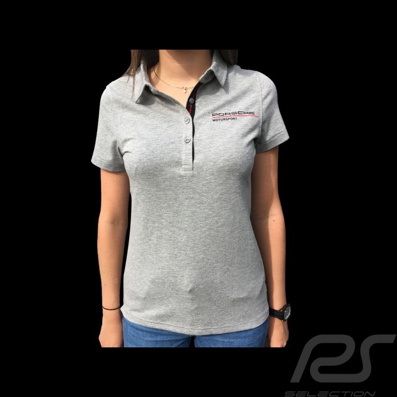 Porsche Motorsport Polo-shirt grau Porsche WAP805LFMS - Damen