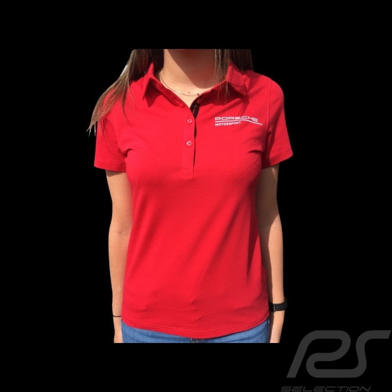Porsche Motorsport Polo-shirt rot Porsche WAP804LFMS - Damen