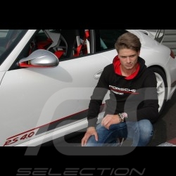 Porsche Hoodie Motorsport Collection black / red Porsche WAP815LFMS - men