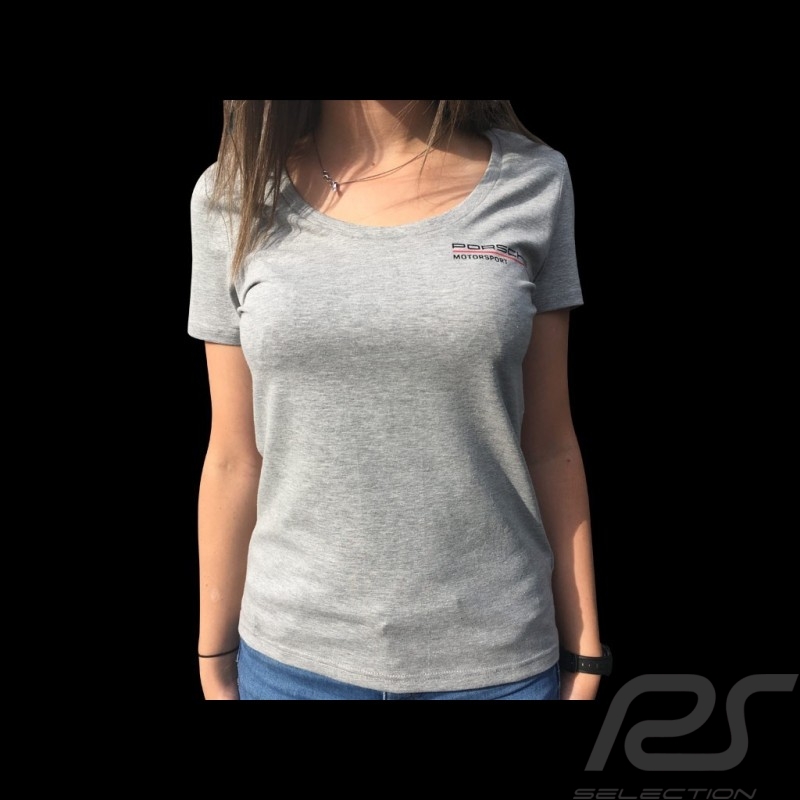 T-shirt Porsche Motorsport gris grey grau Porsche WAP811LFMS - femme