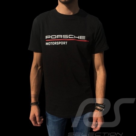 T-shirt Porsche Motorsport WAP808LFMS noir black schwarz homme men herren
