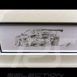 Porsche 991 GT3 RSR n° 77 Dempsey Proton 2016 cadre bois alu wood frame Aluminium Rahmen Uli Ehret 
