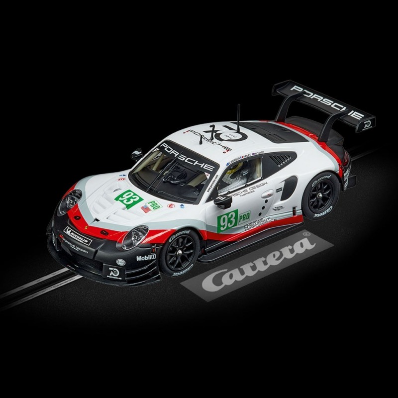 Slot car Porsche 911 RSR 24h Le Mans 2018 n° 93 Porsche GT Team 1/32  Carrera 20030890