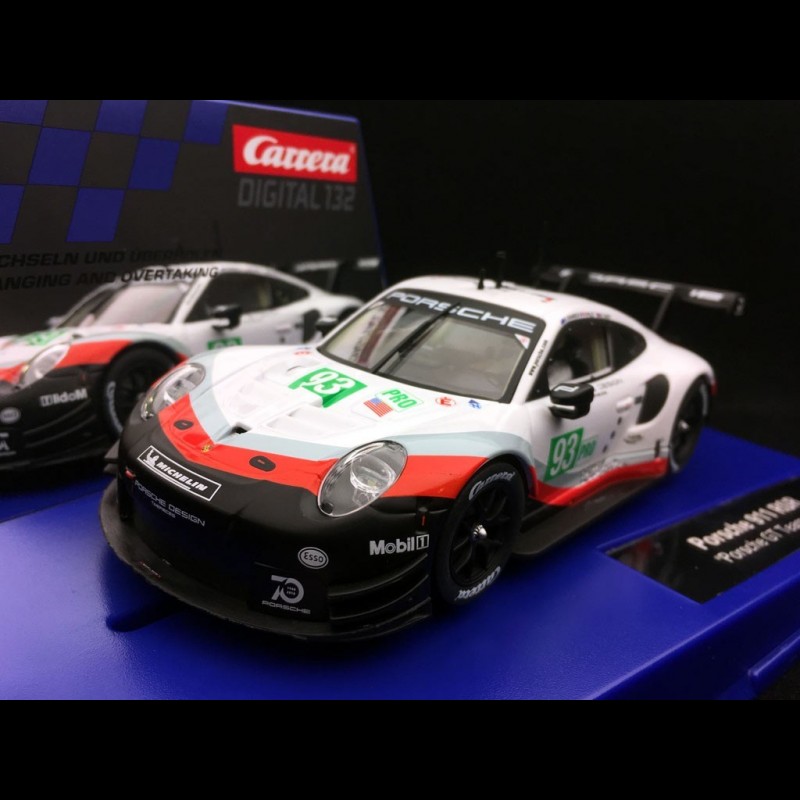 Slot car Porsche 911 RSR 24h Le Mans 2018 n° 93 Porsche GT Team 1/32  Carrera 20030890