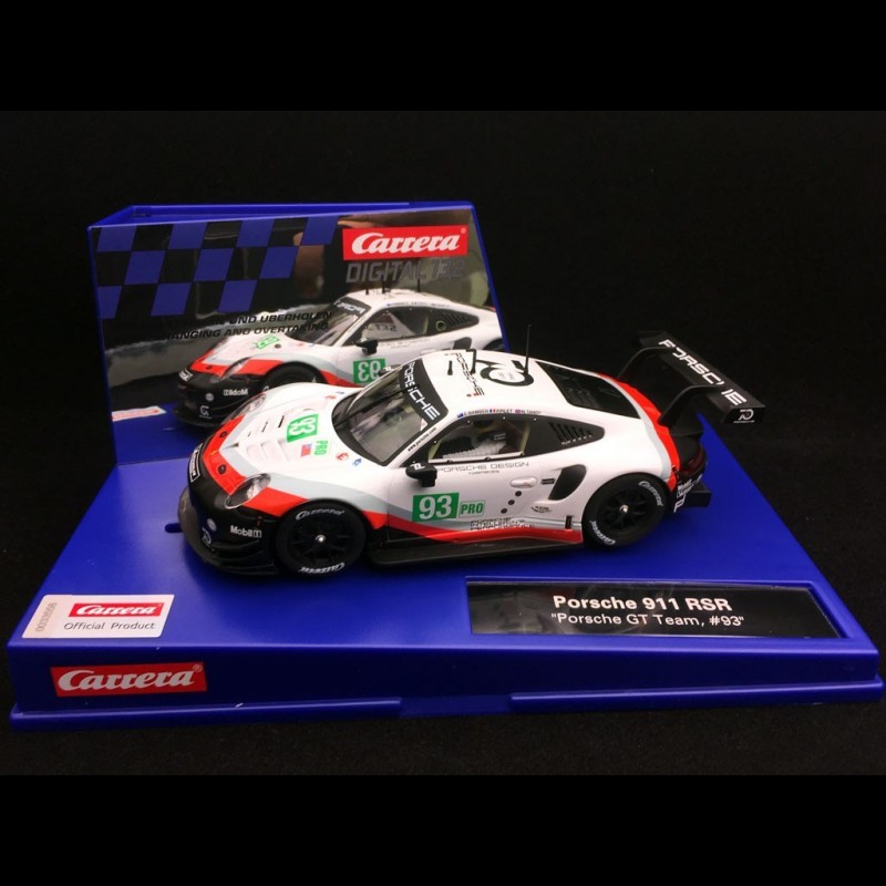 Slot car Porsche 911 RSR 24h Le Mans 2018 n° 93 Porsche GT Team 1/32  Carrera 20030890