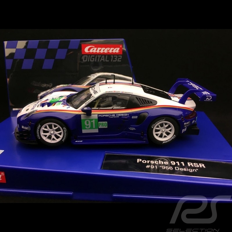 Slotcar Porsche 911 RSR 24h Le Mans 2018 n° 91 Rothmans design 1/32 Carrera 20030891