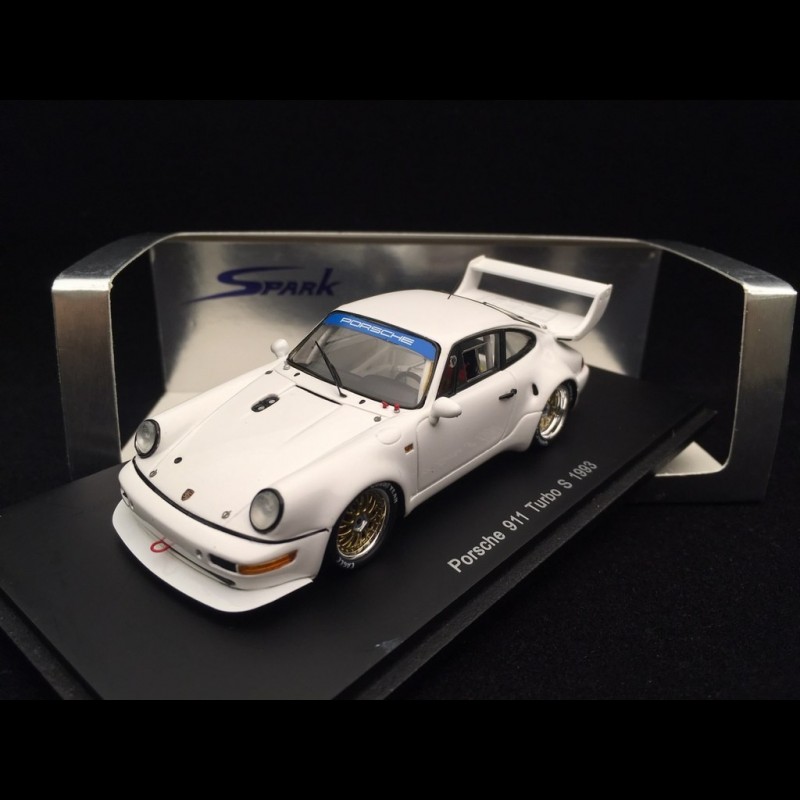 Porshe 911 type 964 Turbo S 1993 white 1/43 Spark S1930