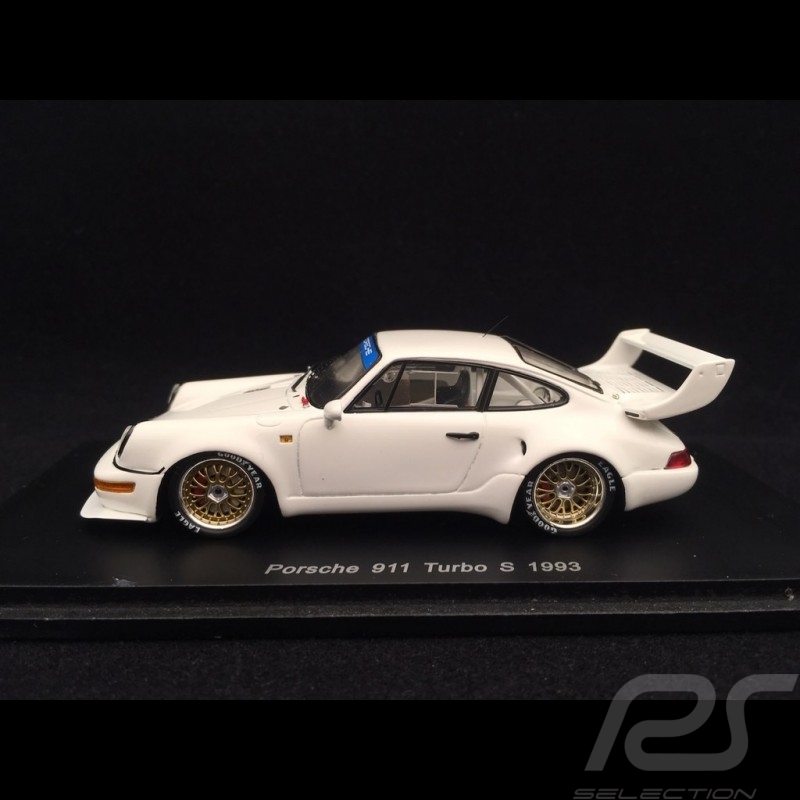 Porshe 911 type 964 Turbo S 1993 white 1/43 Spark S1930