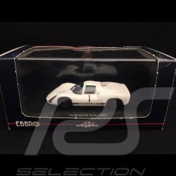 Porsche 910 n° 1 Präsentation 1967 1/43 Ebbro 639
