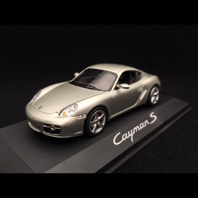 Porsche Cayman S 987 silver grey 2005 1/43 Schuco WAP02030016
