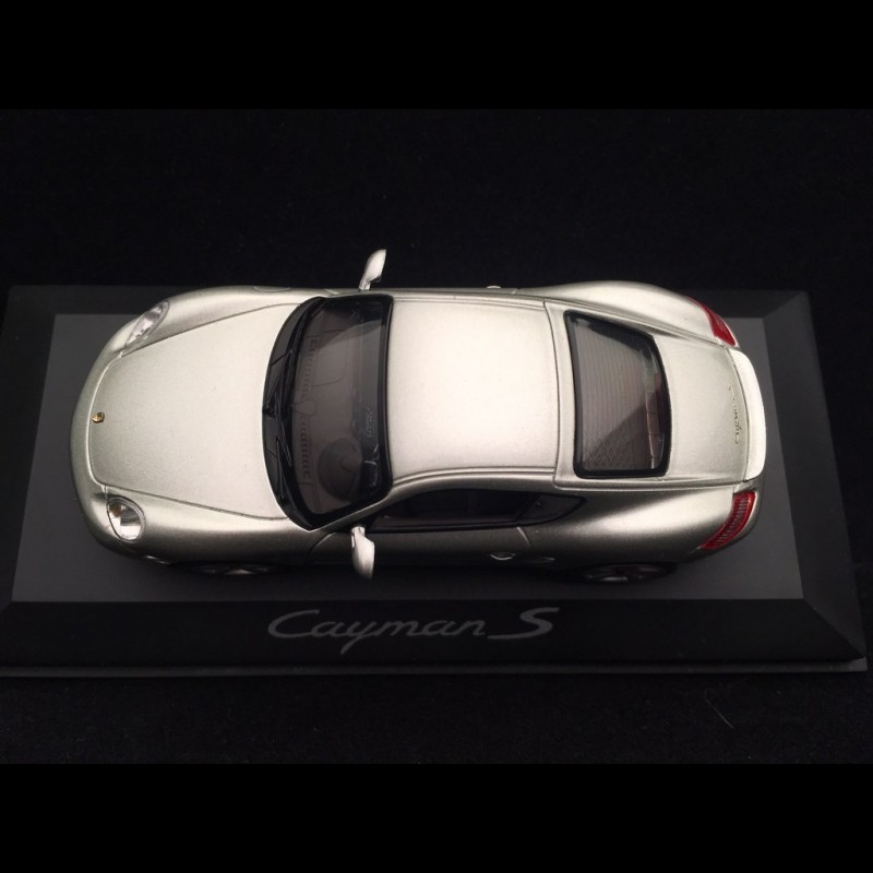 Porsche Cayman S 987 silver grey 2005 1/43 Schuco WAP02030016