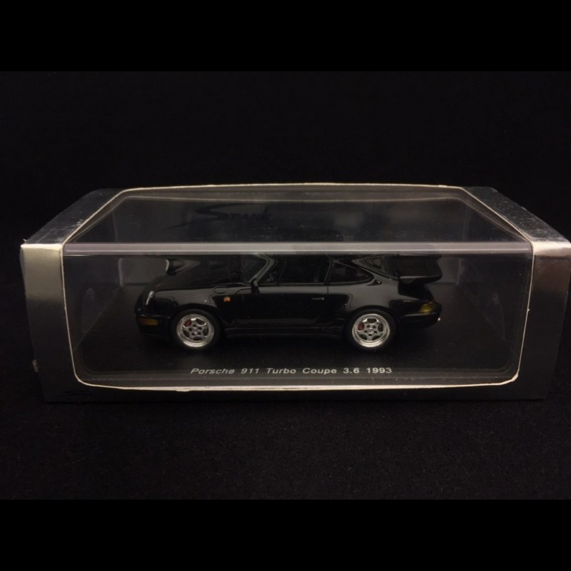 Porsche 911 type 964 Turbo Coupé 3.6 1993 black 1/43 Spark S1936