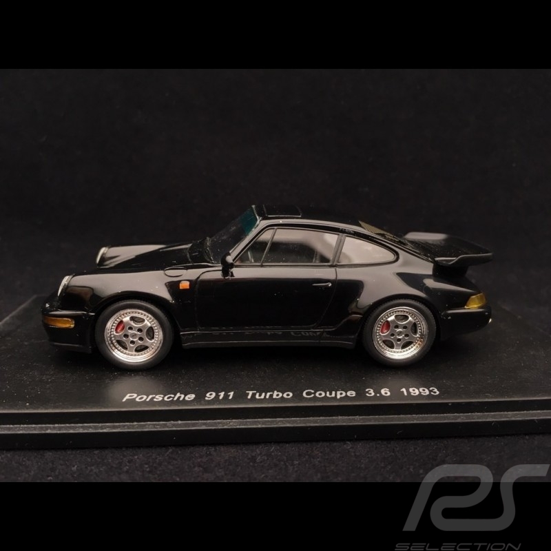 Porsche 911 type 964 Turbo Coupé 3.6 1993 schwarz 1/43 Spark S1936