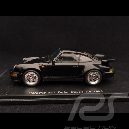 Porsche 911 type 964 Turbo Coupé 3.6 1993 black 1/43 Spark S1936
