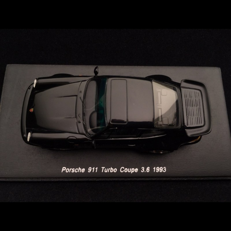 Porsche 911 type 964 Turbo Coupé 3.6 1993 black 1/43 Spark S1936