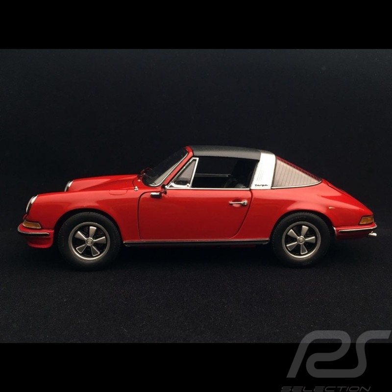 Porsche 911 2.4 S Targa 1973 Hellrot 1/18 Schuco 450036200