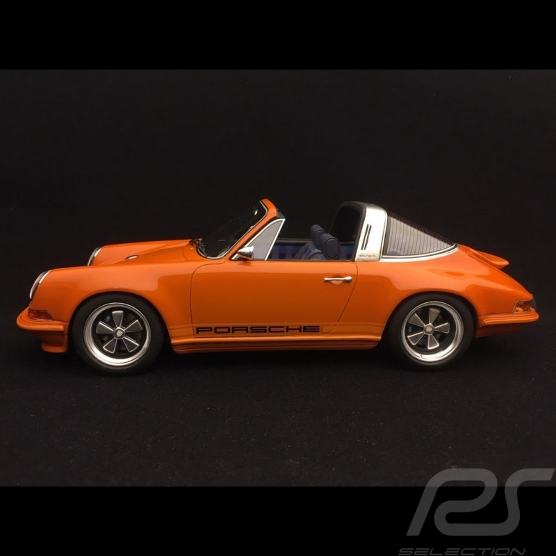 Porsche 911 type 964 Singer Targa 2015 orange 1/18 Cult Models CML106-3