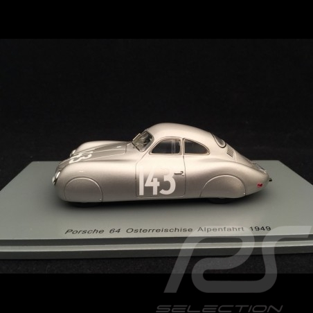 Porsche type 64 n° 143 Sieger Alpenfahrt 1949 Otto Mathé 1/43 Spark B1056