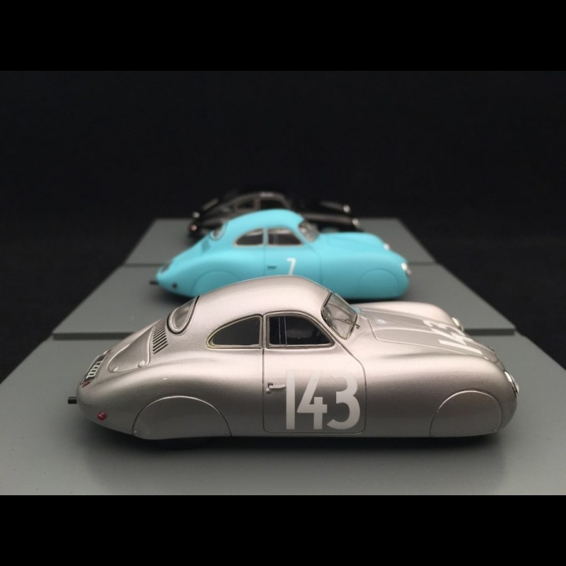 Trio Porsche Type 64 / 356 A Unique models 1/43 Spark B1056 B1057