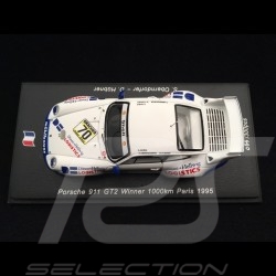 Porsche 911 Type 993 GT2 Vainqueur Winner Sieger 1000km Paris 1995 n° 70 1/43 Spark SF130