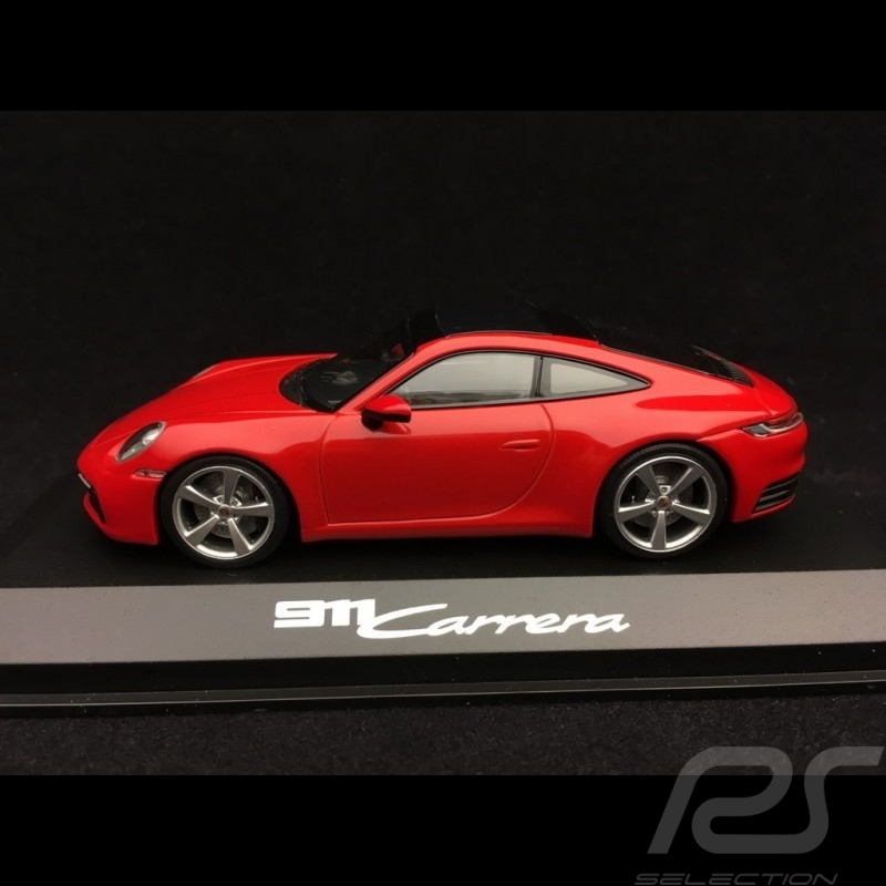Porsche 911 type 992 Carrera 2S Coupé 2019 rouge indien Guards red Indischrot 1/43 Minichamps WAP0201740K