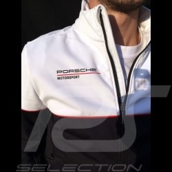 Veste Hugo Boss Porsche Motorsport Softshell noir / blanc WAP435LMS - homme jacket Jacke windbreaker