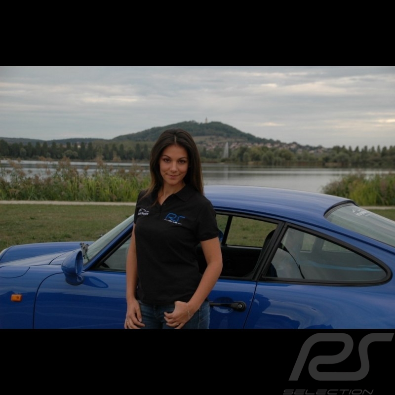 Damen Polo schwarz RS Club