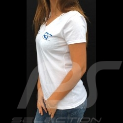 T-shirt femme col v blanc RS Club