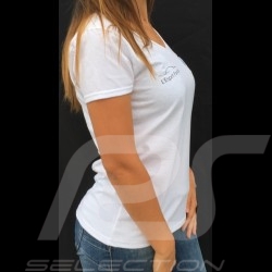 T-shirt femme col v blanc RS Club