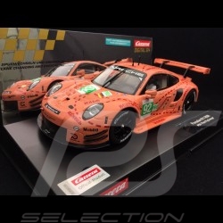 Slot car Porsche 911 RSR 24h Le Mans 2018 n° 92 Pink Pig design 1/24 Carrera 20023886