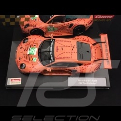Slot car Porsche 911 RSR 24h Le Mans 2018 n° 92 Pink Pig design 1/24 Carrera 20023886